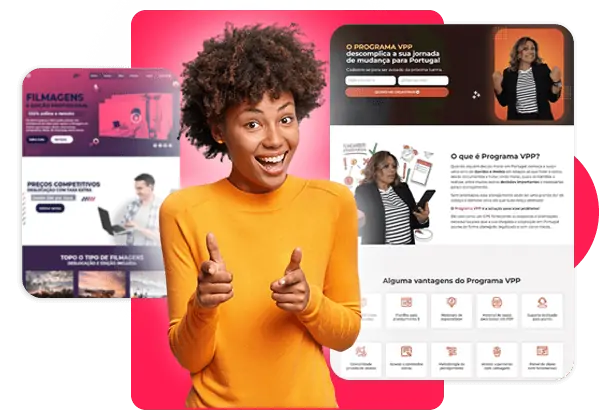 Criação de landing pages